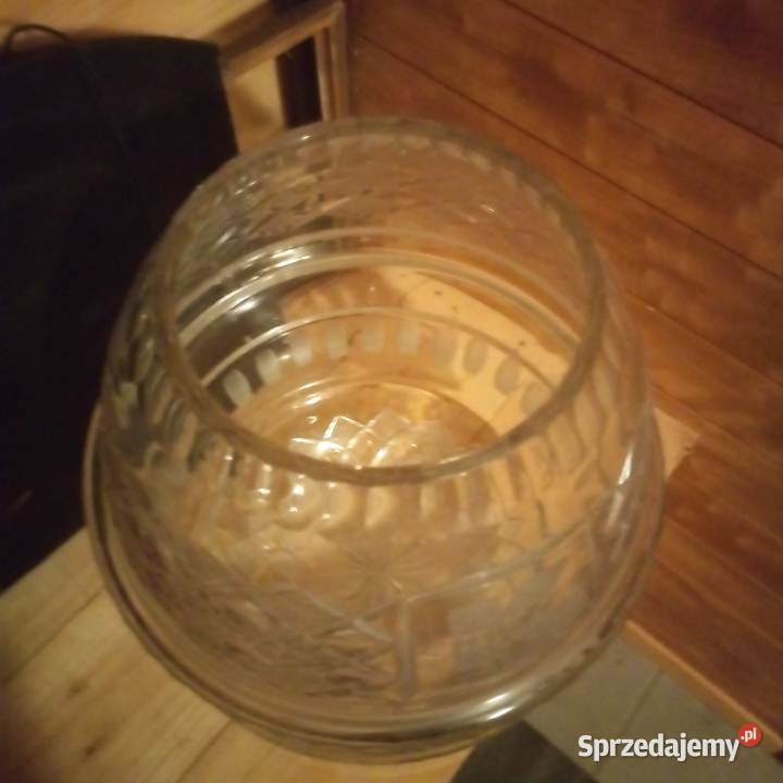 Wazon duży kryształowy PRL Porcelana i szkło małopolskie Kraków