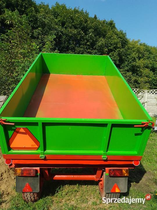 Przyczepa 1 osiowa wywrotka rolnicza 3 tony nieuszkodzony Pobiedziska