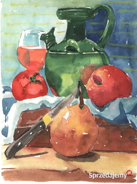 OBRAZ martwa natura akrylolejOWOCE Gryfów Śląski