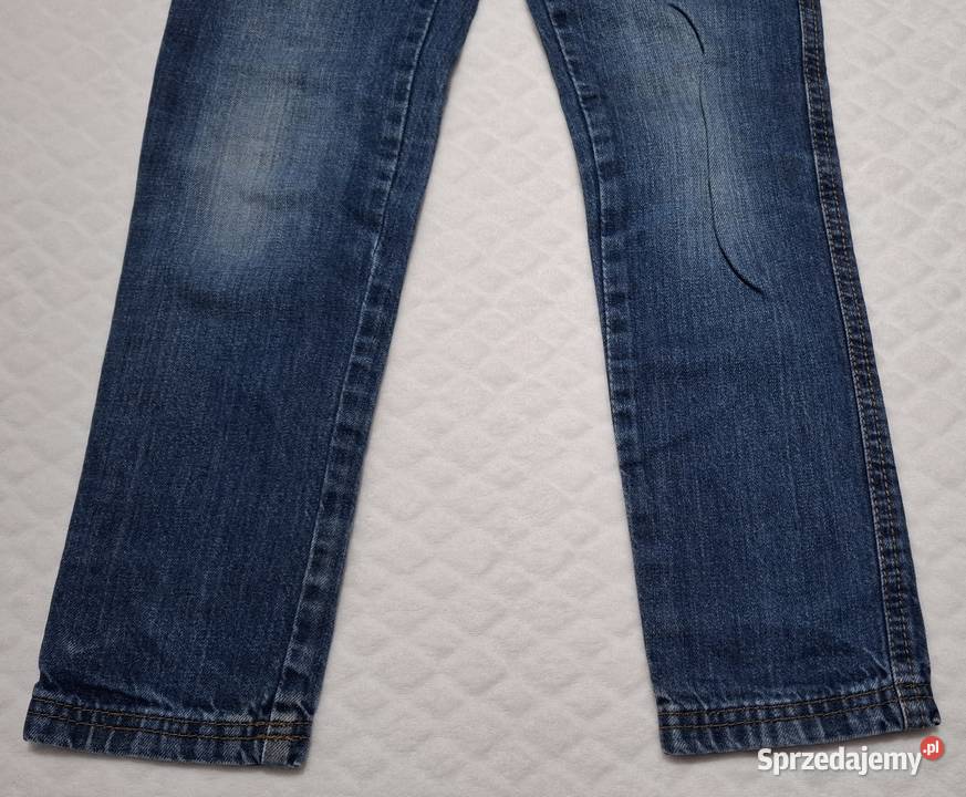 Spodnie chłopięce dżinsy niebieskie Topolino 128 Spodnie Czeladź