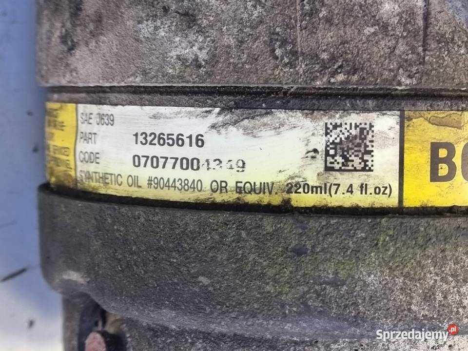 SPRĘŻARKA KLIMATYZACJI Opel Vectra C 19 CDTI Kompresory klimatyzacji Rudka