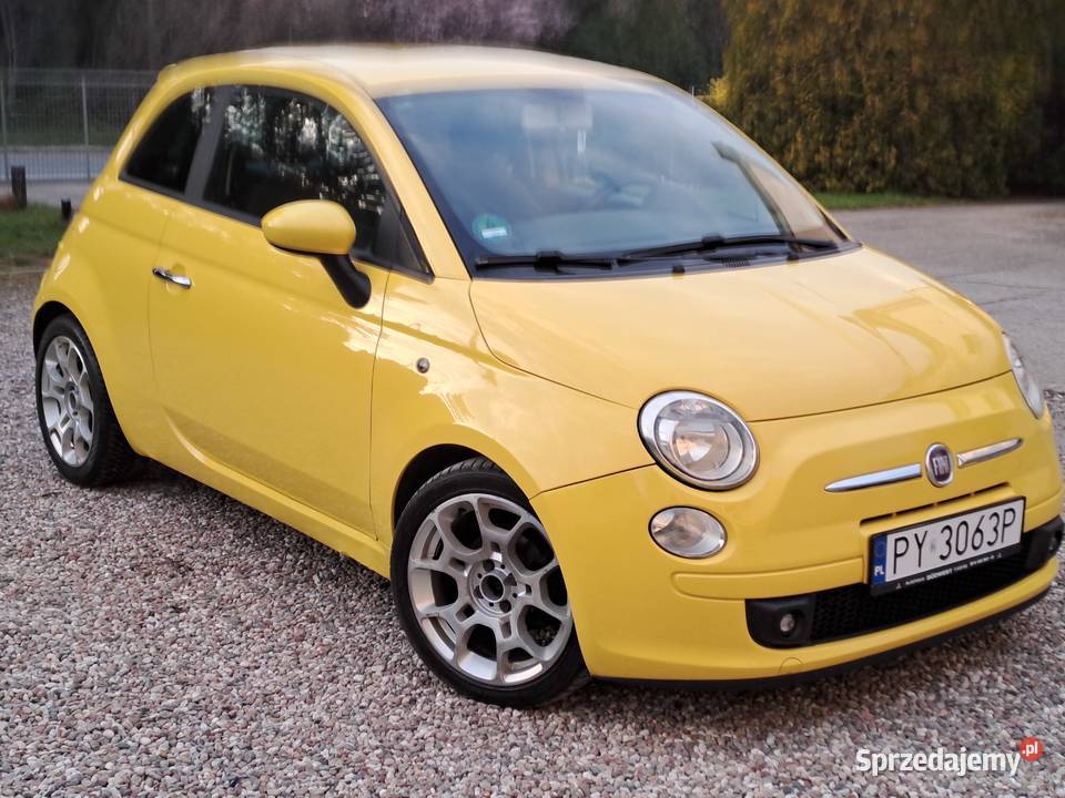 Fiat 500 Ciekawy kolorek wielkopolskie Poznań