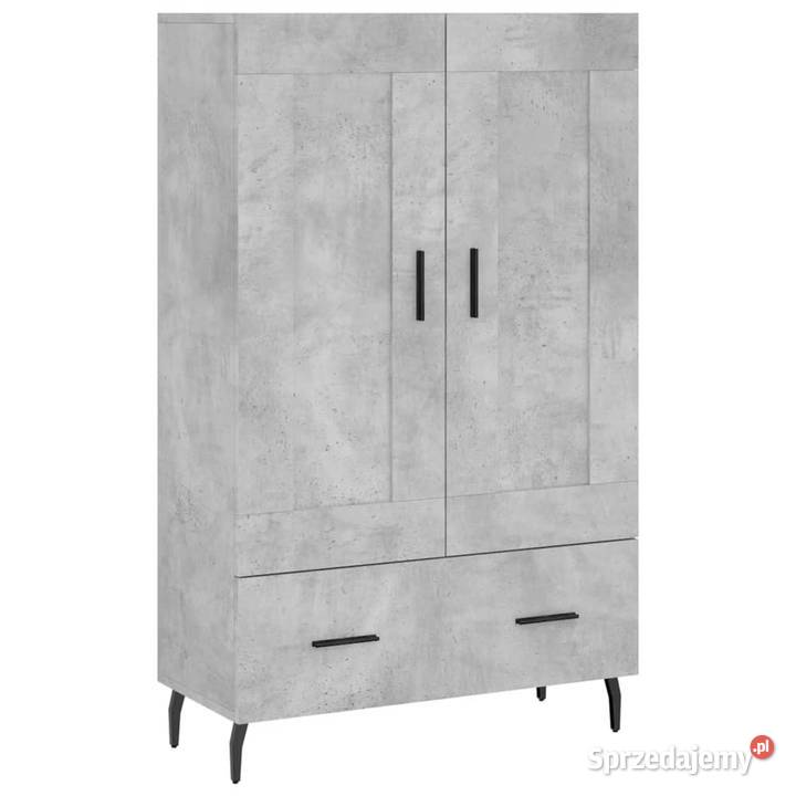 vidaXL Wysoka szafka szarość betonu 695x31x115 Warszawa