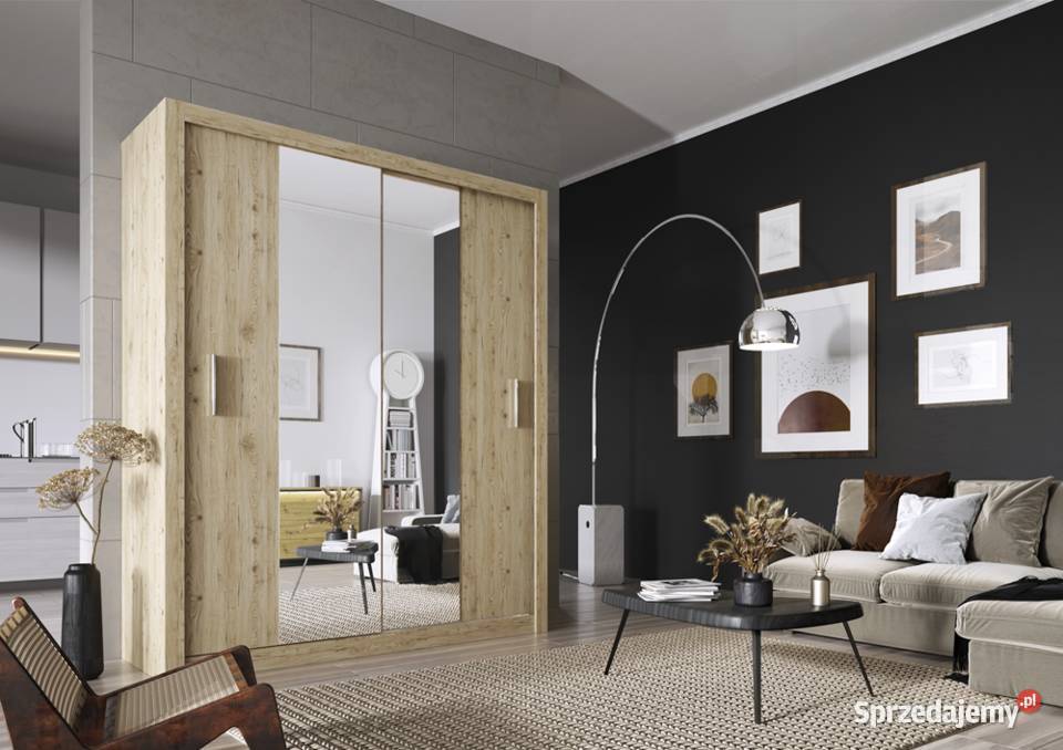 IDEA 3 SZAFA UBRANIOWA san remo 180 z lustrami podkarpackie Rzeszów sprzedam
