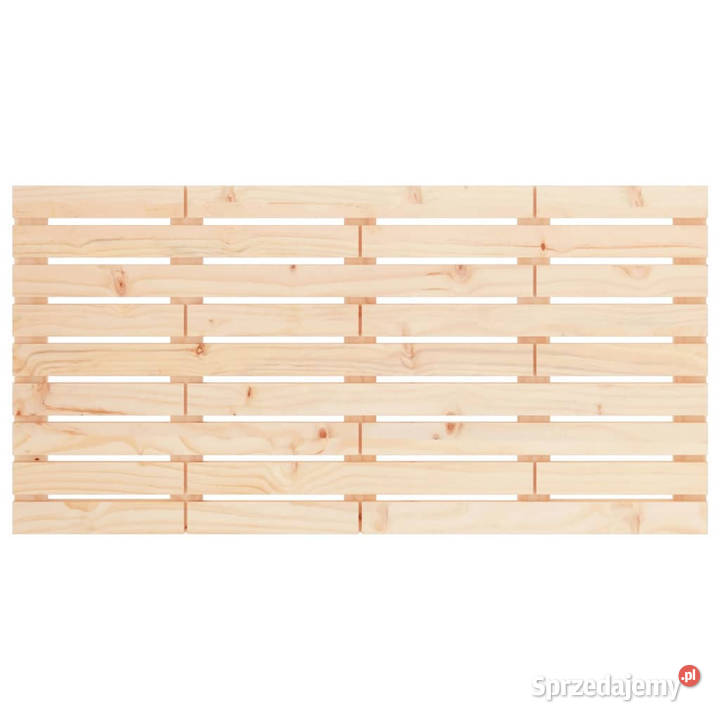 Wezgłowie łóżka 126x3x63 lite drewno sosnowe Warszawa