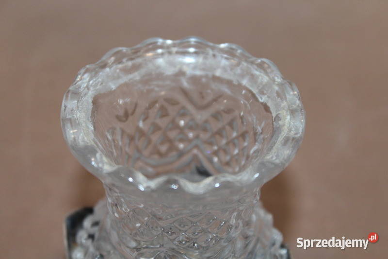 Wazon na posrebrzanej nóżce ne 1073 zachodniopomorskie Szczecin sprzedam