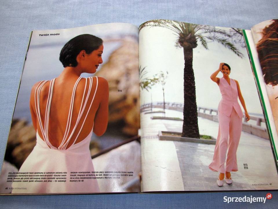 Burda International Wiosna 1995 moda szycie Skępe sprzedam