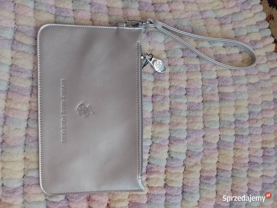 Beverly Hills Polo ClubSrebrna saszetka portfel Dodatki Kraków