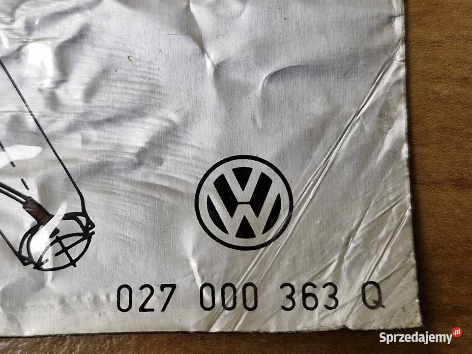 Naklejka schemat podciśnień Volkswagen Golf Gdańsk