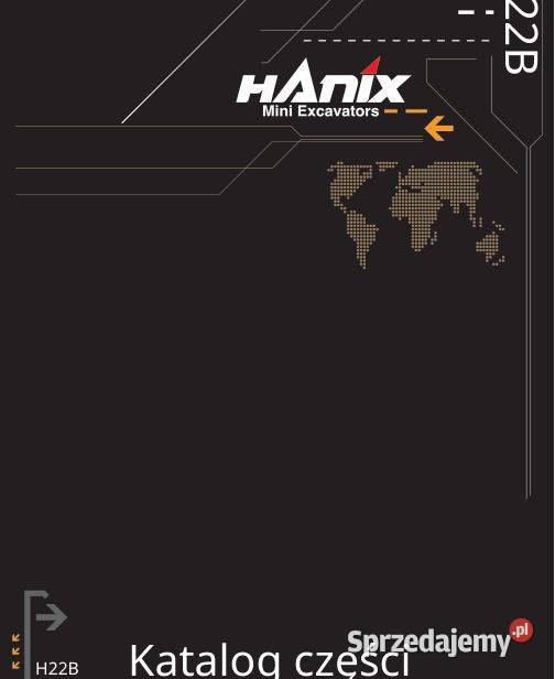 Hanix H15B2 H22B katalog części zamiennych