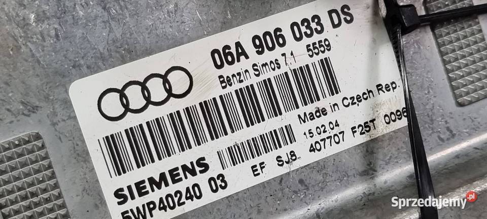 KOMPUTER AUDI A3 8P 06A906033DS Lipno