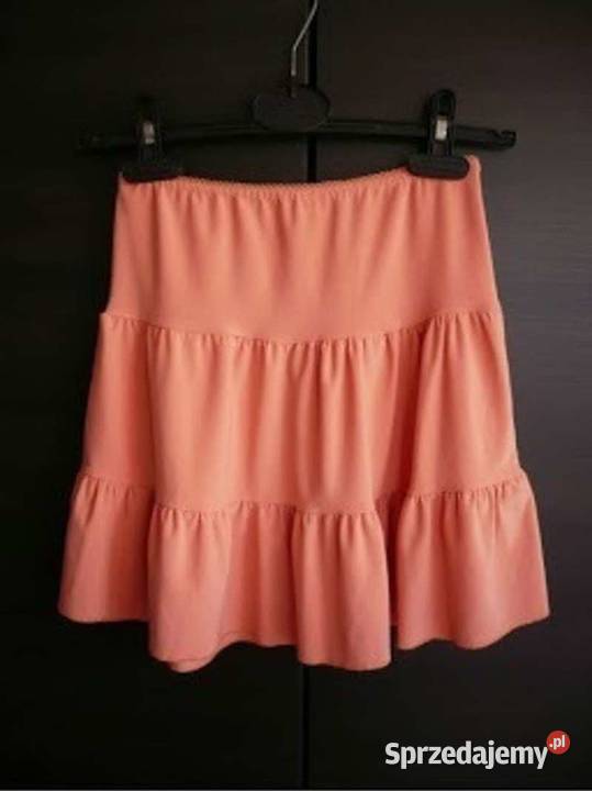 morelowa spódniczka spódnica XS 34 S 36 falbany kujawsko-pomorskie sprzedam