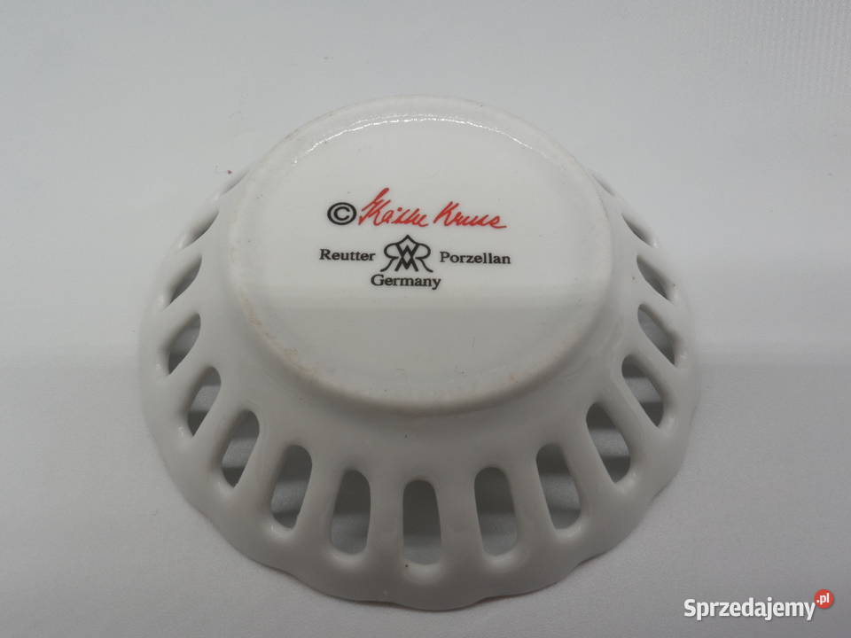 Porcelanowa paterka ażurowa REUTTER Porcelana i szkło Raszków