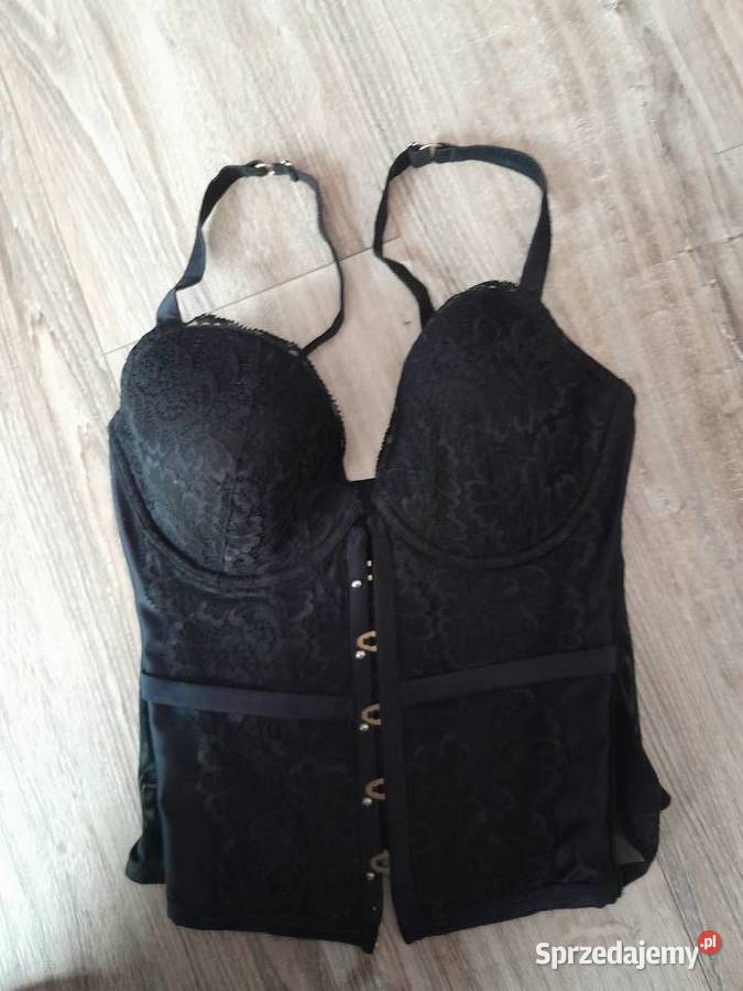 Gorset czarny 34DD75DD Bielizna damska