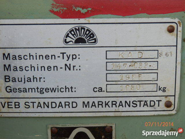 WYRÓWNIARKO GRUBOŚCIÓWKA MARKRANSTADT PILEX Wągrowiec