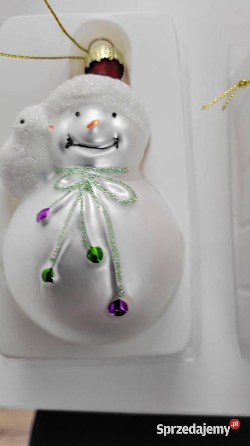 Bombki szklane Porcelana i szkło podlaskie Ciechanowiec