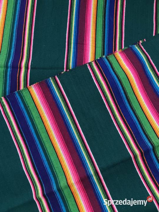 Kilim wełniany pasiak świętokrzyski Starachowice