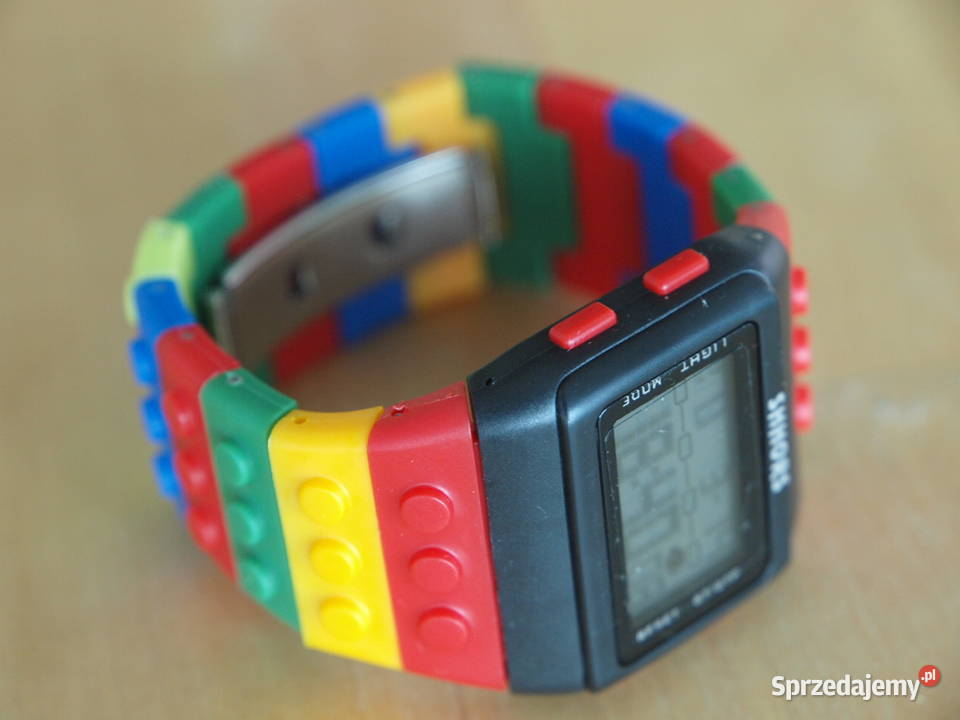 Zegarek klocki LEGO elektroniczny dzieci ramka