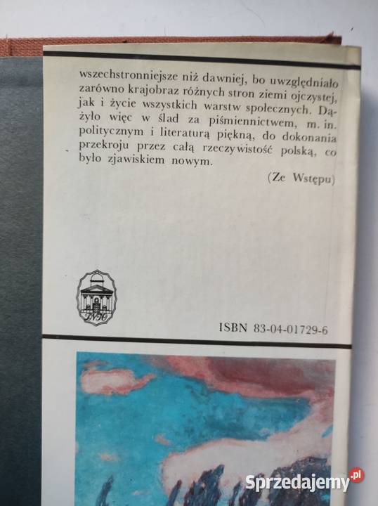 Malarstwo polskie Tadeusz Dobrowolski Ossolineum Kielce sprzedam