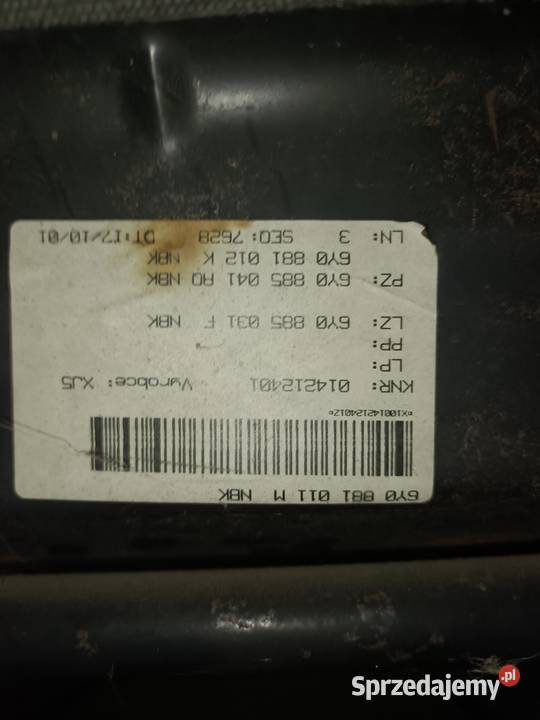 Fotele przednie Skoda Fabia