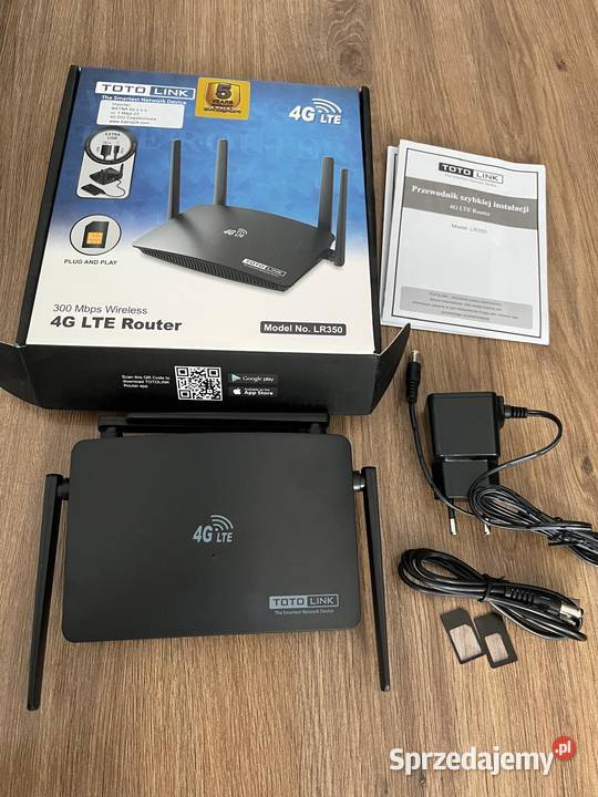 Router 4G LTE Totolink LR350 nowy uszkodzony mazowieckie Warszawa