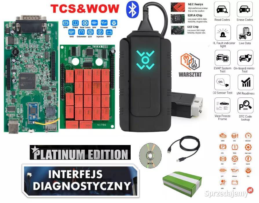 Interfejs diagnostyczny WOW Snooper Kabel TCS do