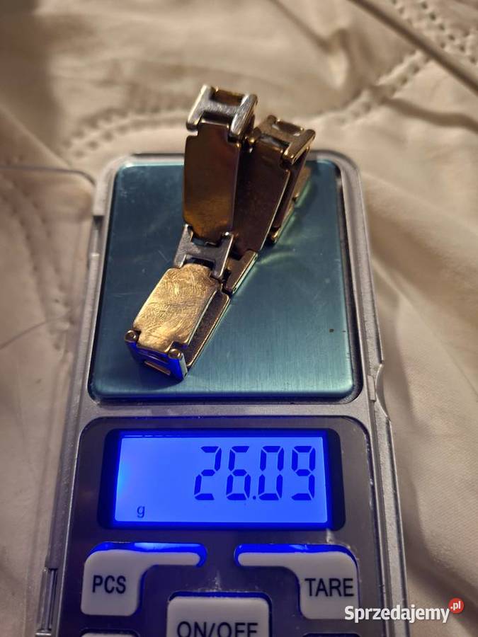 Złota bransoletka 26g Brok
