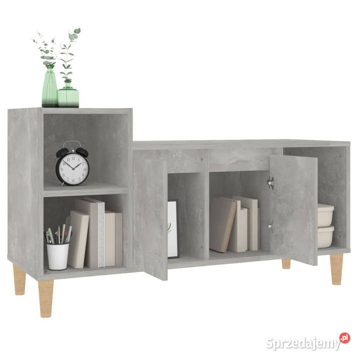 Szafka pod TV szarość betonu 100x35x55 WM821176 Warszawa
