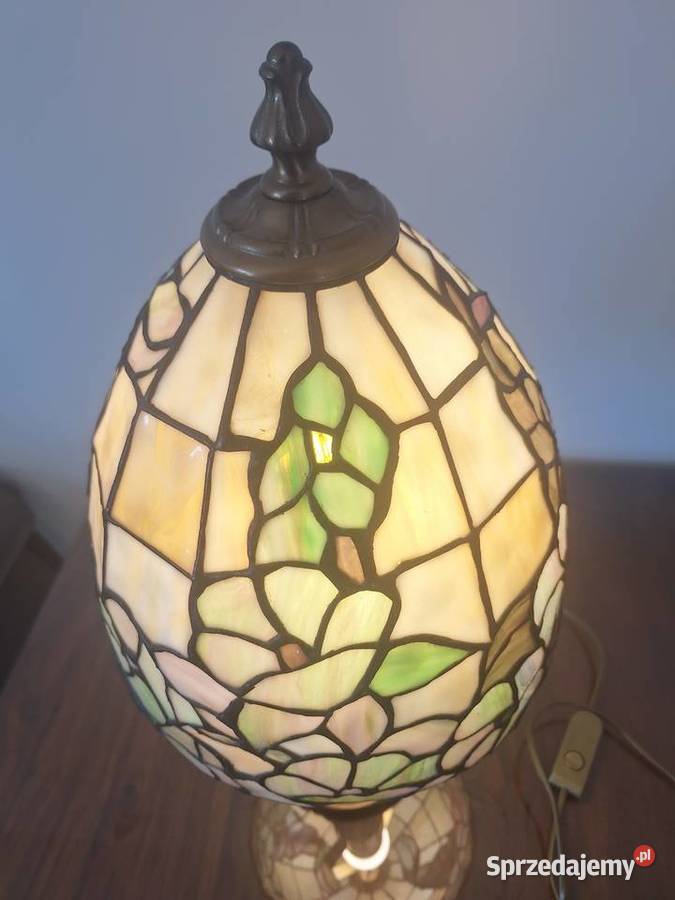 Lampa witrażowa stojąca szkło Tiffany biurkowa Gdańsk sprzedam