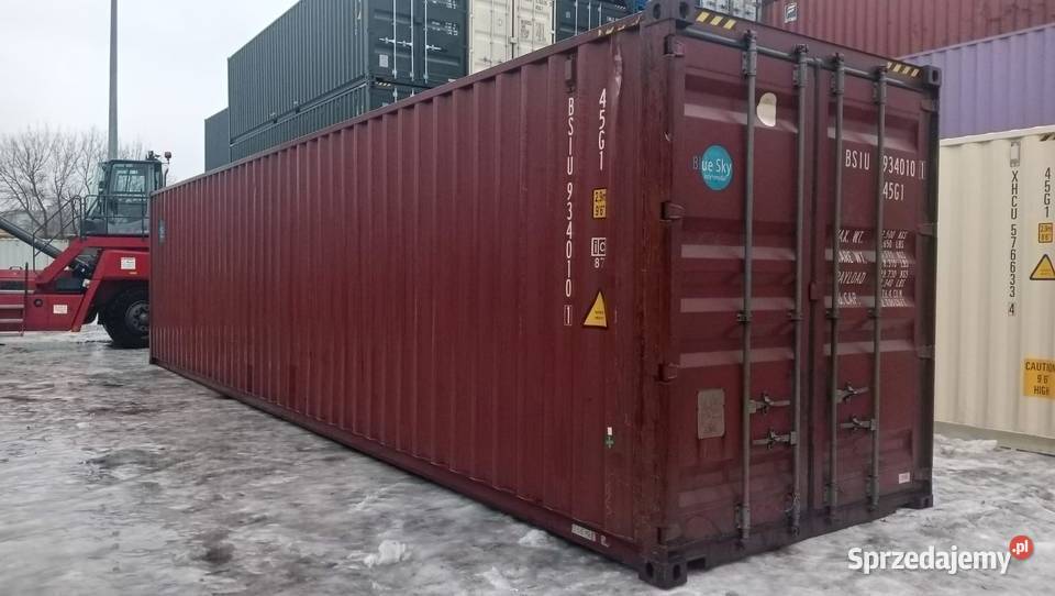 OKAZJA kontener morski używany 40HC 12m Pewny Magazynowanie Zgierz