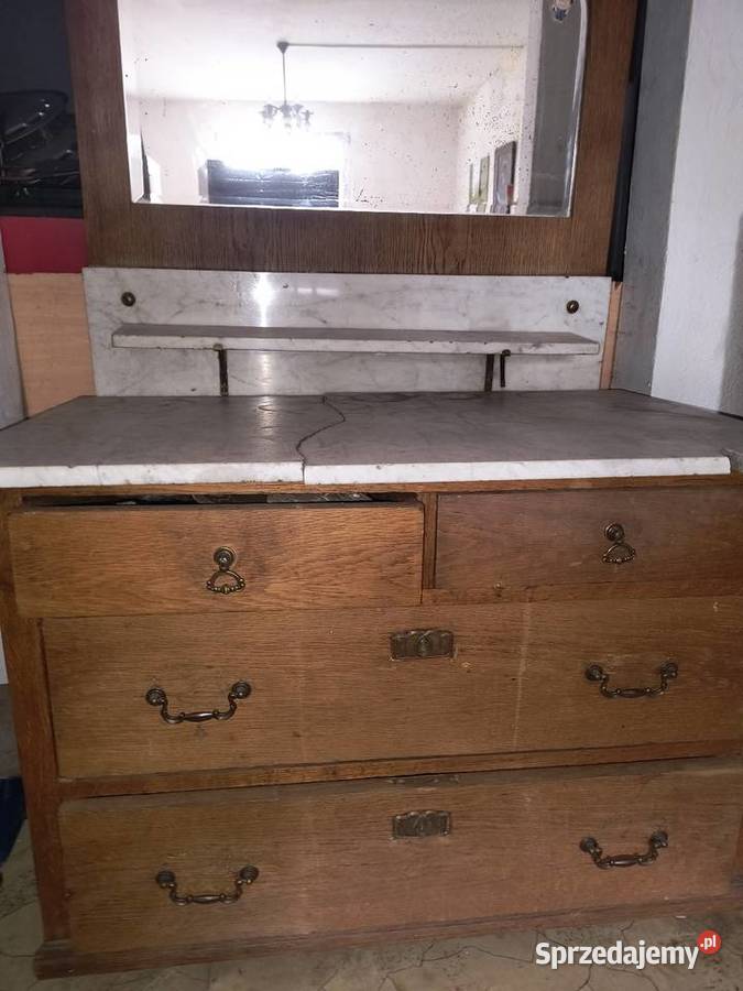 Zabytkowa komoda z lustrem świętokrzyskie Skarżysko-Kamienna