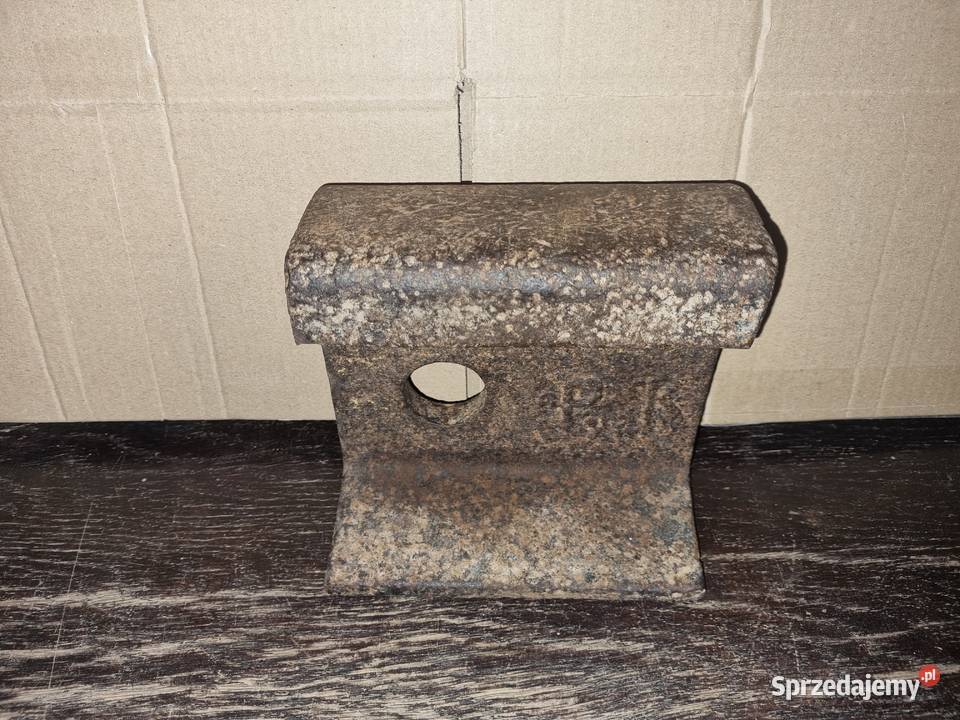 Kowadło szyna PKP z okresu PRL Lublin