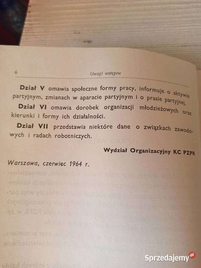 PZPR III do IV zjazdu Warszawa 1964 Bielsko-Biała sprzedam