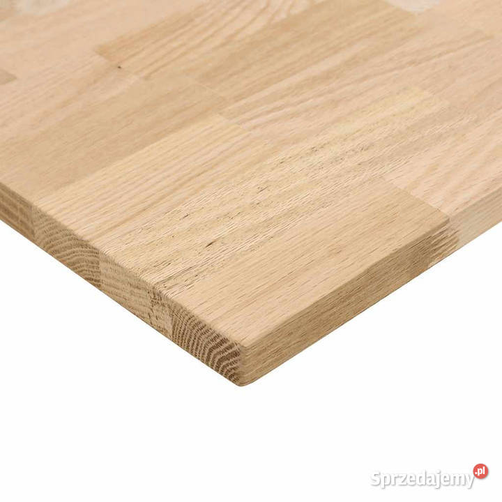 Blat biurka surowe 100x80x25 lite drewno dębowe Blaty mazowieckie
