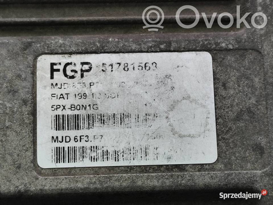 Fiat Grande Punto 13D STEROWNIK MODUŁ KOMPUTER