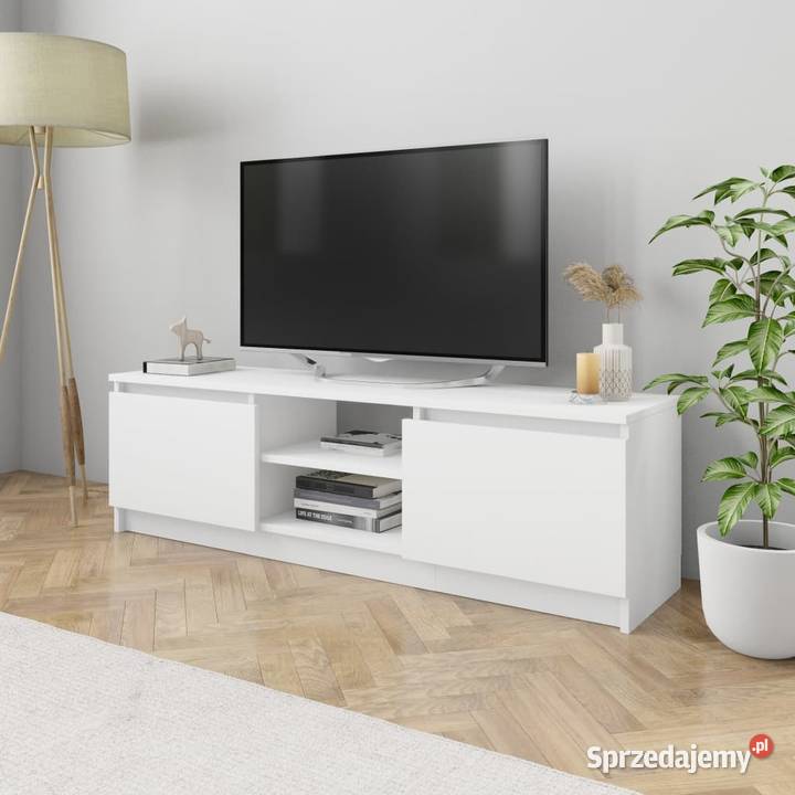 vidaXL Szafka pod TV, biała, 120 x 30 x 35,5 cm 800567