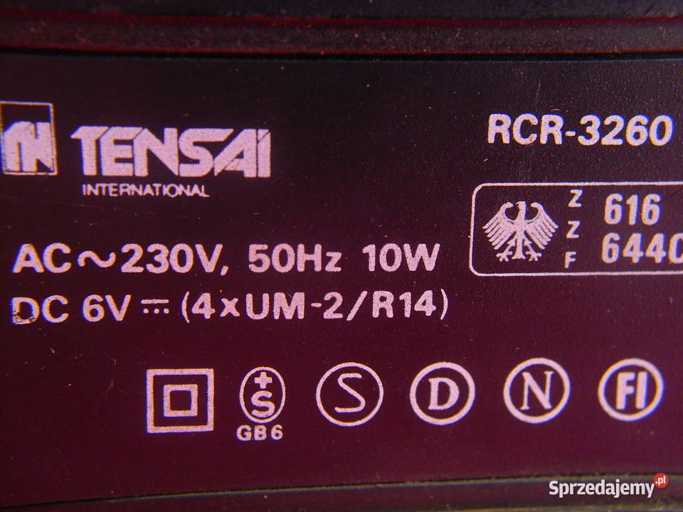 RADIOMAGNETOFON TENSAI Audio Bielawa