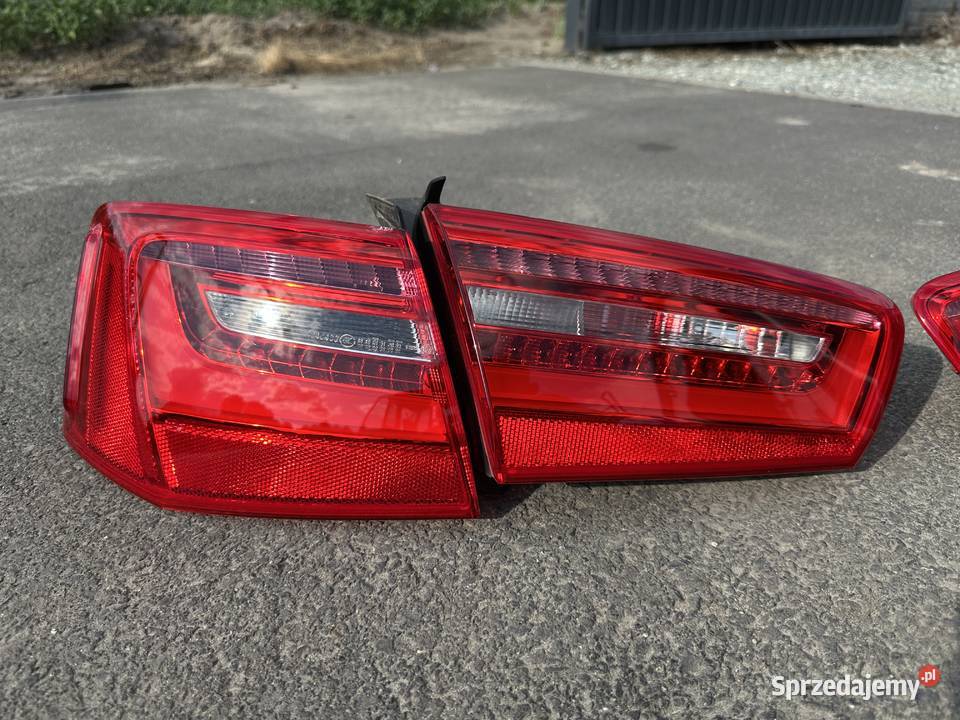 Lampy Tył komplet A6 C7 Sedan Europa wielkopolskie