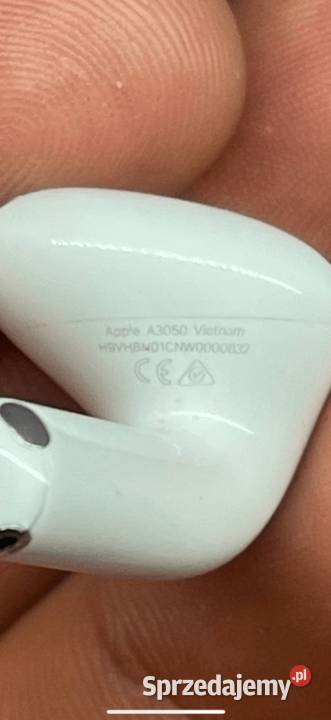 Oryginalna Prawa Słuchawka Apple Airpods 4 Warszawa sprzedam