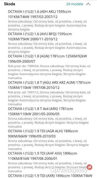 Lobro 302963 Zestaw przegubu seat Audi Skoda Biszcza sprzedam