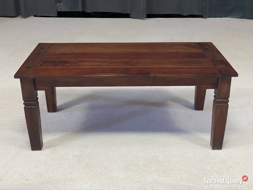 Ława drewniana w stylu kolonialnym Meble Budno