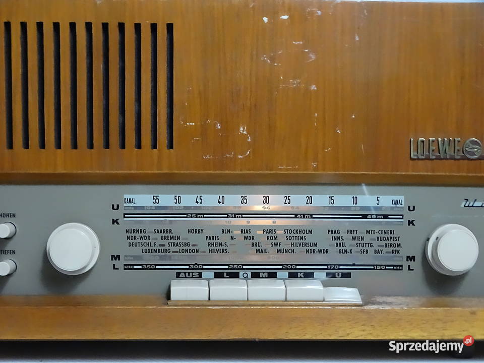 Stare Radio Lampowe Loewe Opta Wisby Type 42056 Biłgoraj
