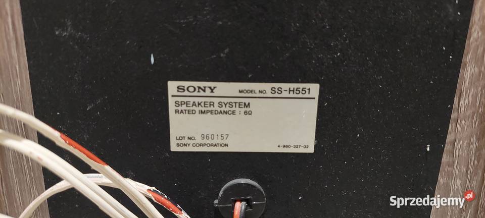 Głośniki HiFi Sony SSH551 Sony SSH1200 Krosno