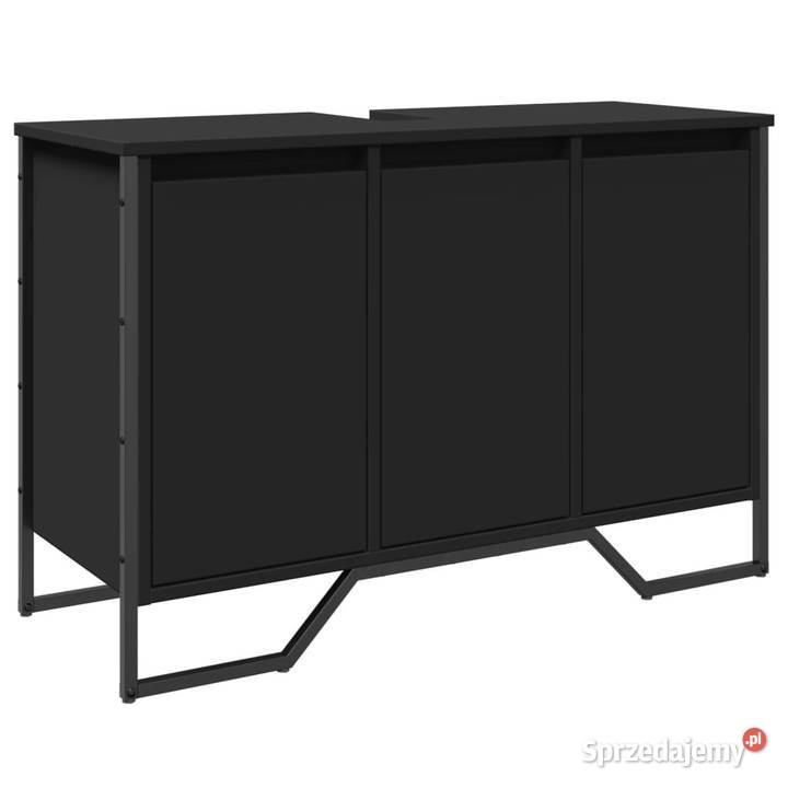 Szafka pod umywalkę czarna 91x35x60 WM848659