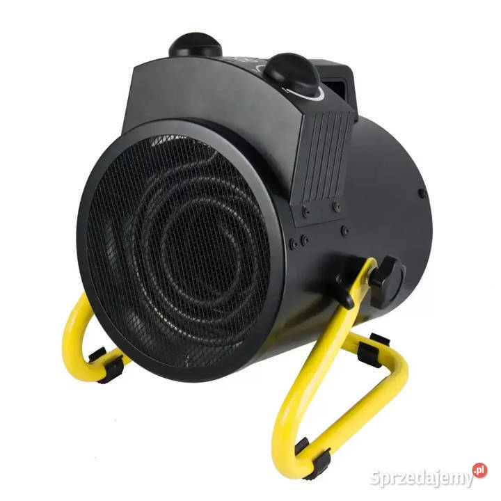 NAGRZEWNICA ELEKTRYCZNA 20KW OKRĄGŁA CZARNA Opalenica