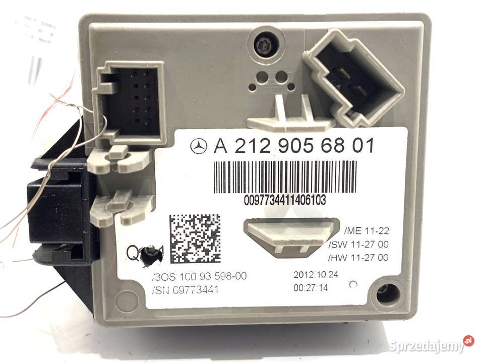 STACYJKA MERCEDES W212 A2129056801 21 204 0916