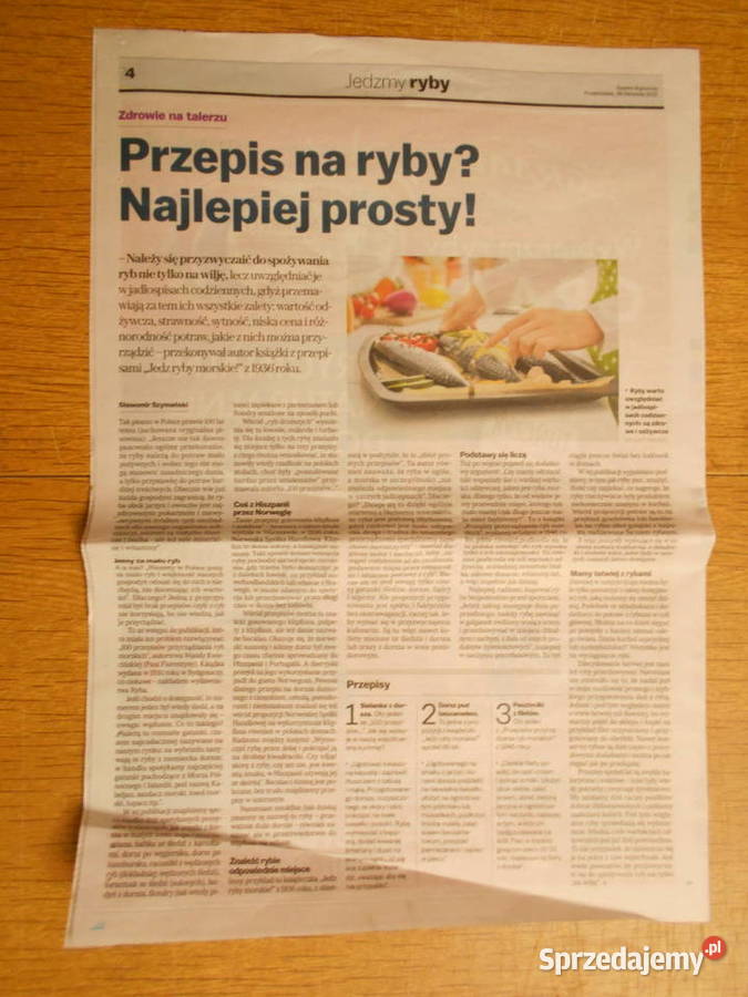 Jedzmy ryby cztery dodatki Gazeta Wyborcza Parczew