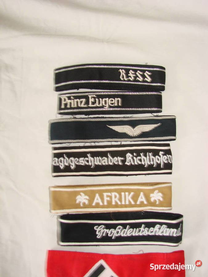 opaska mankietowa naramienna Niemcy II wojna Pruszcz Gdański