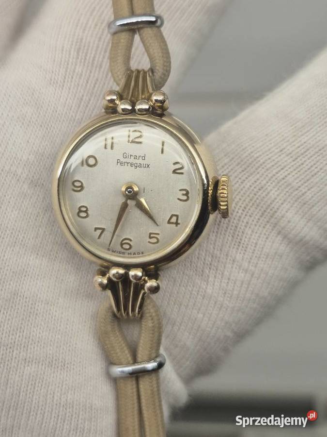 Damski zegarek vintage Girard Perregaux Au 20 Chorzów