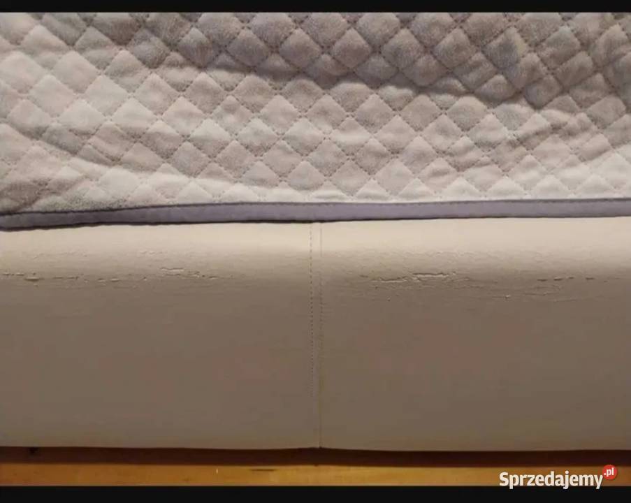 Łóżko 220x200 ekoskóra drewniany stelaż